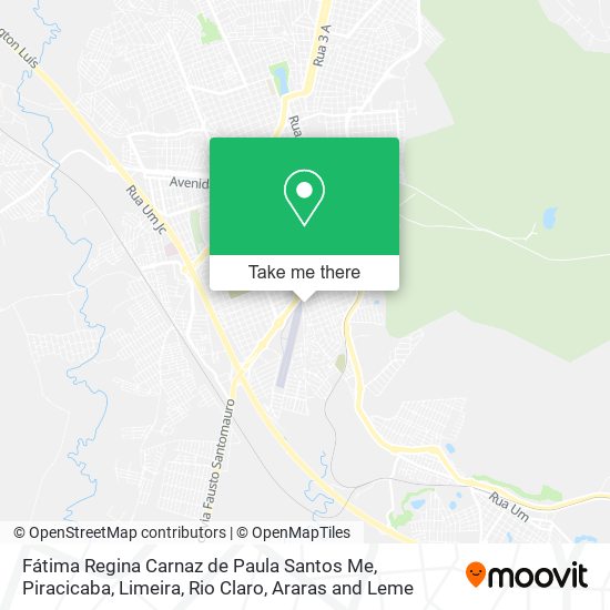 Fátima Regina Carnaz de Paula Santos Me map