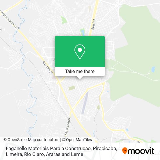 Mapa Faganello Materiais Para a Construcao