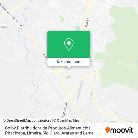 Colby Distribuidora de Produtos Alimenticios map