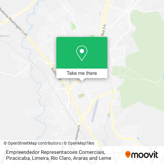 Empreendedor Representacoes Comerciais map