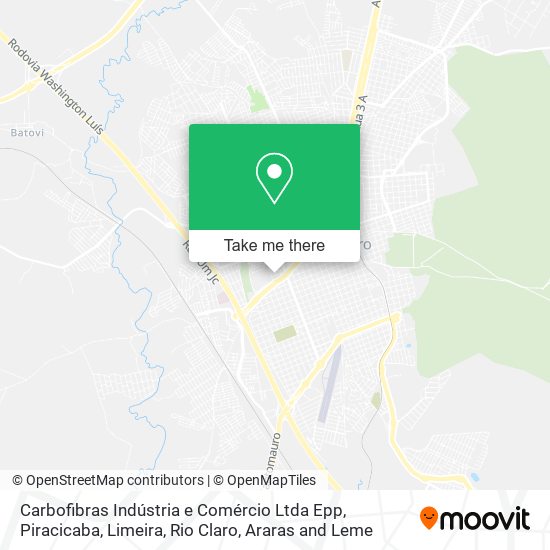 Carbofibras Indústria e Comércio Ltda Epp map