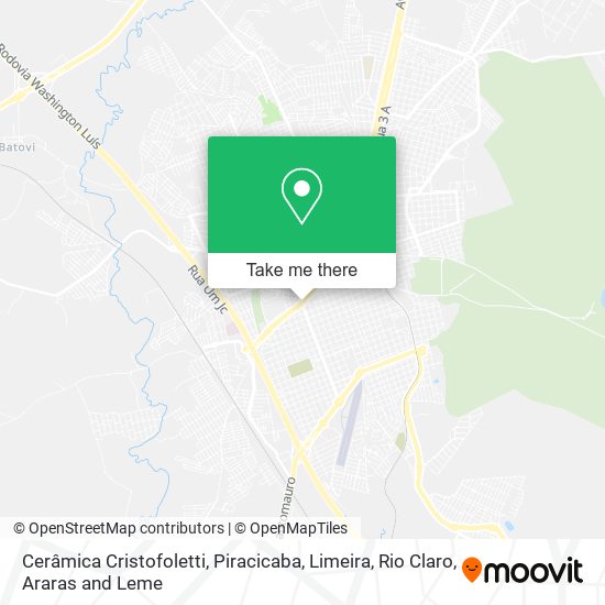Cerâmica Cristofoletti map