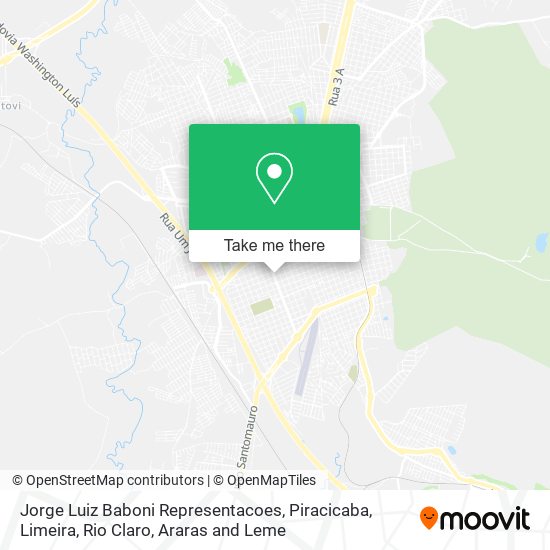 Jorge Luiz Baboni Representacoes map