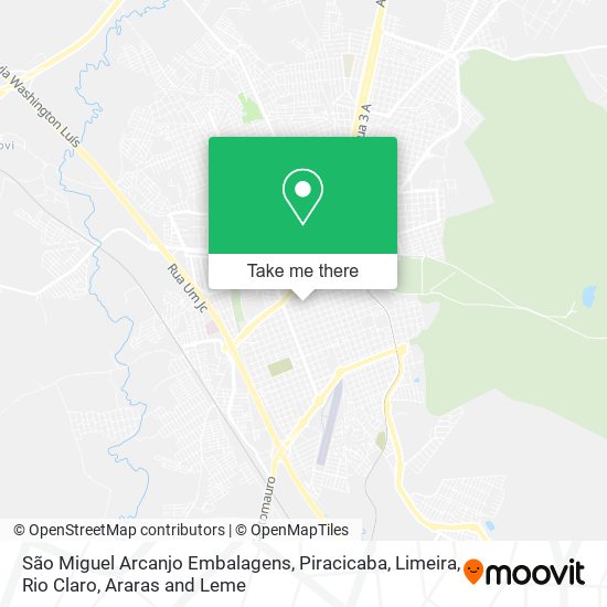 São Miguel Arcanjo Embalagens map