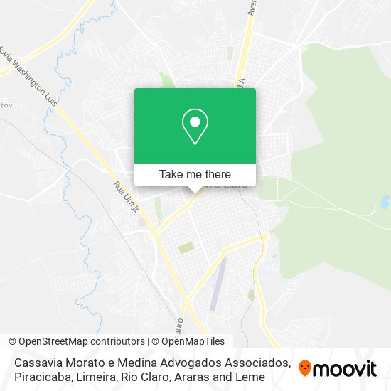 Mapa Cassavia Morato e Medina Advogados Associados