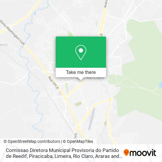 Mapa Comissao Diretora Municipal Provisoria do Partido de Reedif