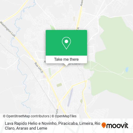 Lava Rapido Helio e Novinho map