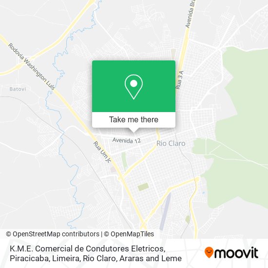 K.M.E. Comercial de Condutores Eletricos map