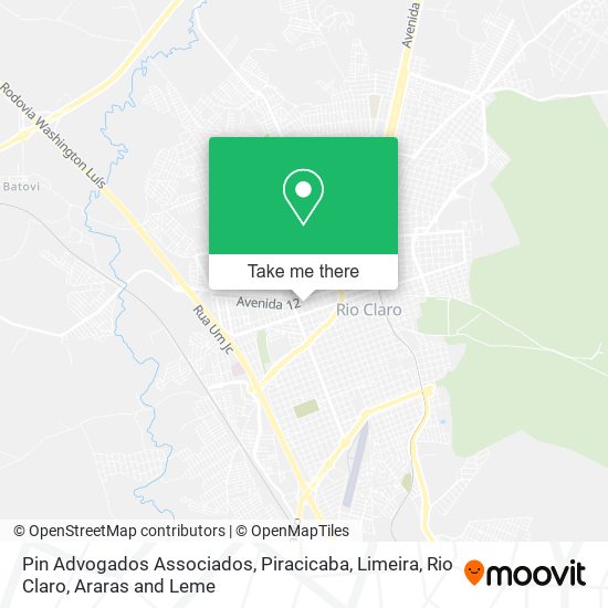 Mapa Pin Advogados Associados