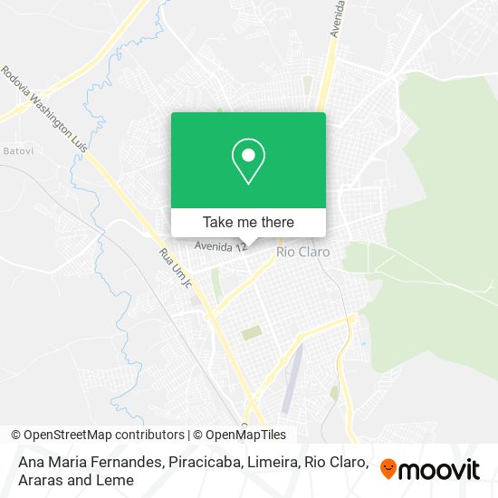 Ana Maria Fernandes map