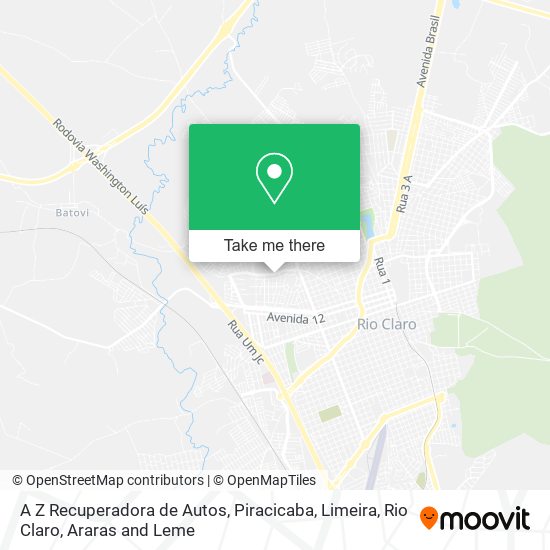 Mapa A Z Recuperadora de Autos