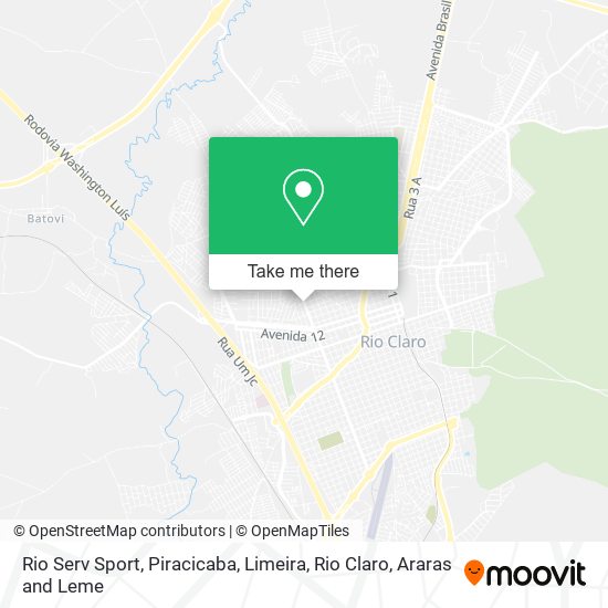 Rio Serv Sport map