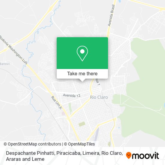 Mapa Despachante Pinhatti