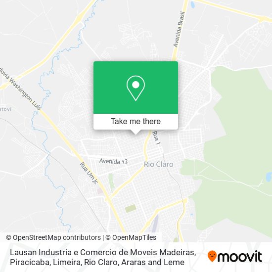 Lausan Industria e Comercio de Moveis Madeiras map