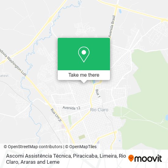 Ascomi Assistência Técnica map