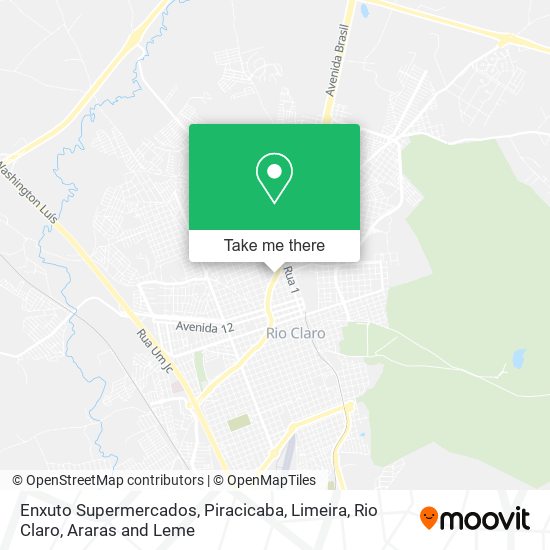 Enxuto Supermercados map