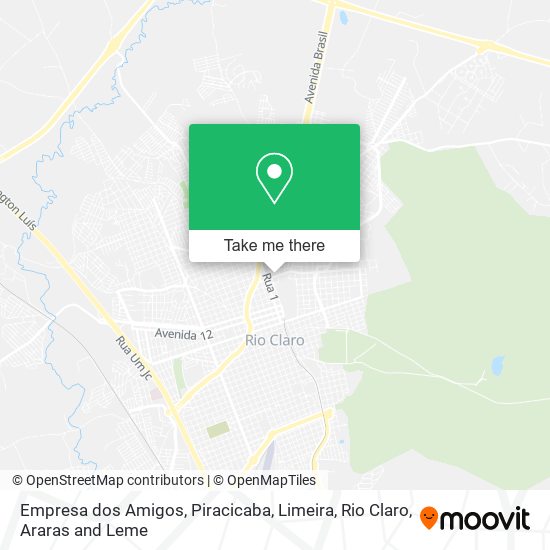 Mapa Empresa dos Amigos