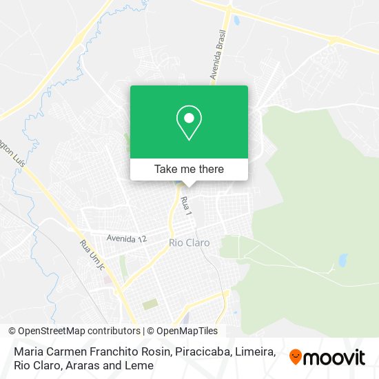 Maria Carmen Franchito Rosin map