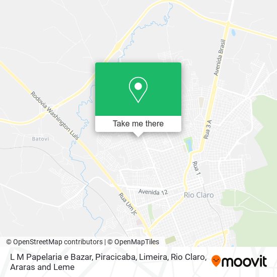 Mapa L M Papelaria e Bazar