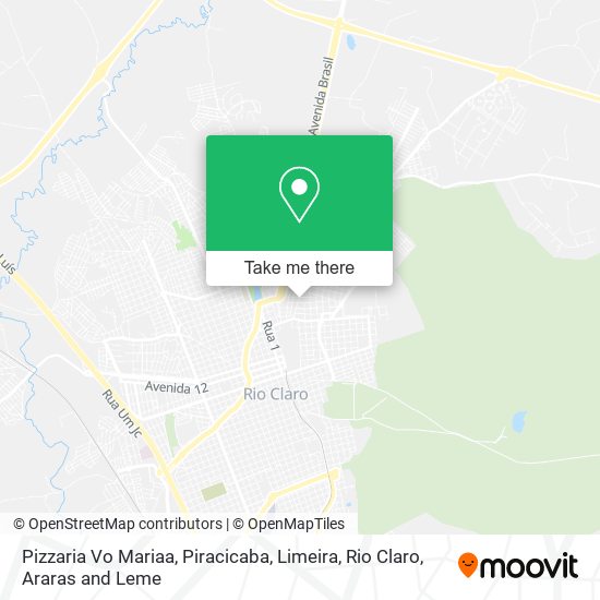 Pizzaria Vo Mariaa map