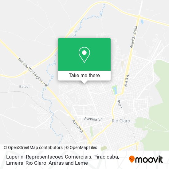 Luperini Representacoes Comerciais map