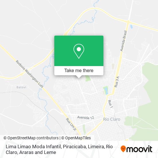 Mapa Lima Limao Moda Infantil