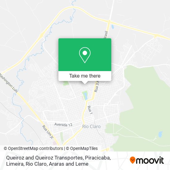 Queiroz and Queiroz Transportes map