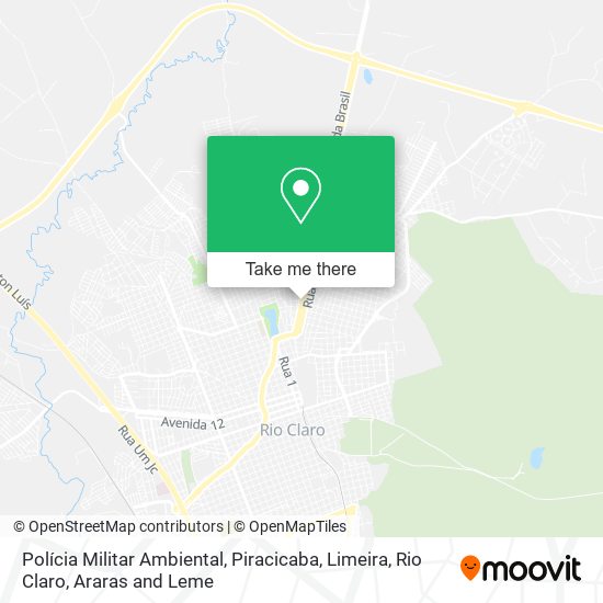 Polícia Militar Ambiental map