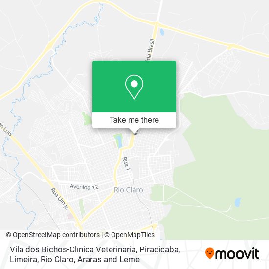 Mapa Vila dos Bichos-Clínica Veterinária