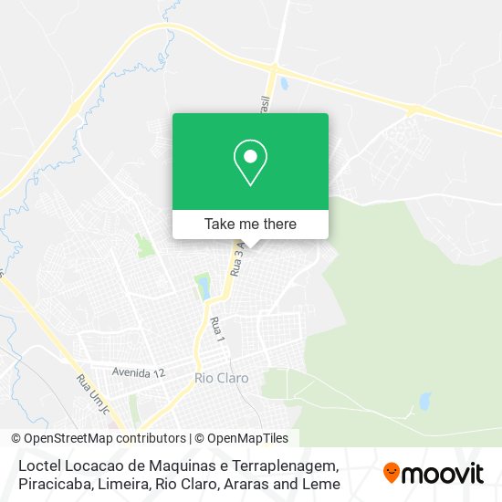 Loctel Locacao de Maquinas e Terraplenagem map