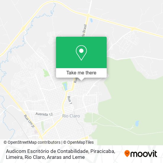 Mapa Audicom Escritório de Contabilidade