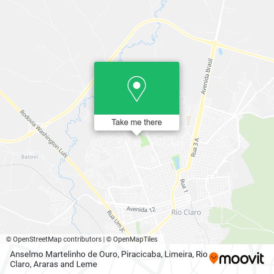 Anselmo Martelinho de Ouro map