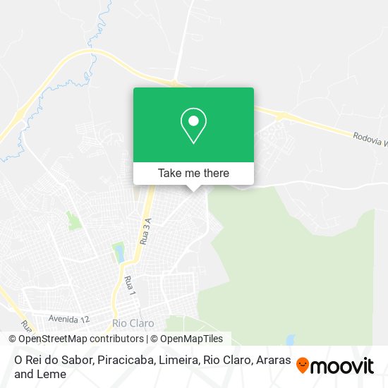 Mapa O Rei do Sabor