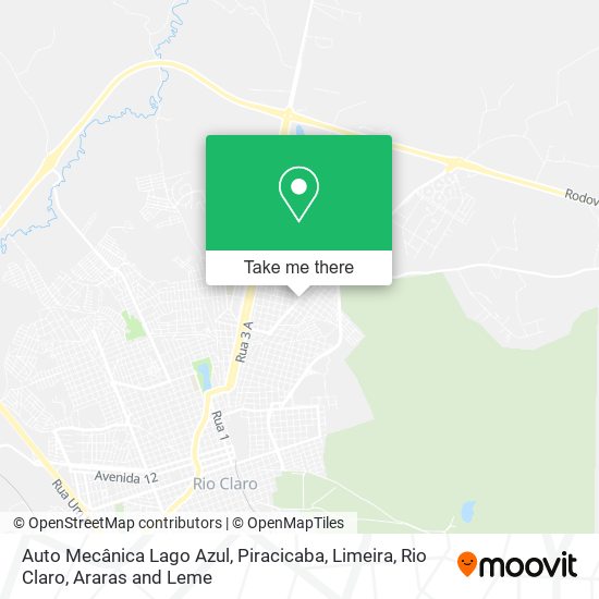 Auto Mecânica Lago Azul map
