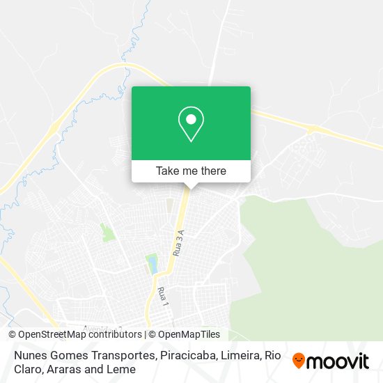 Mapa Nunes Gomes Transportes