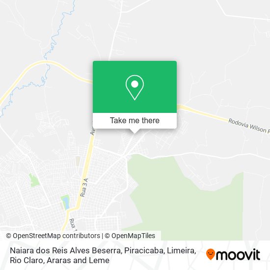 Naiara dos Reis Alves Beserra map