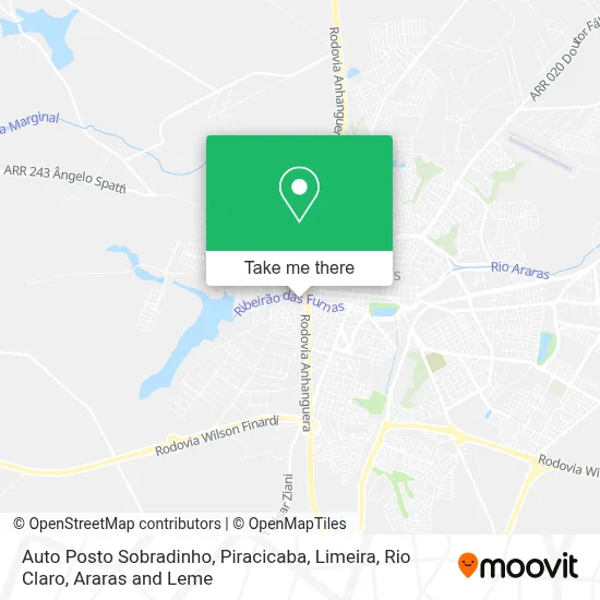 Auto Posto Sobradinho map