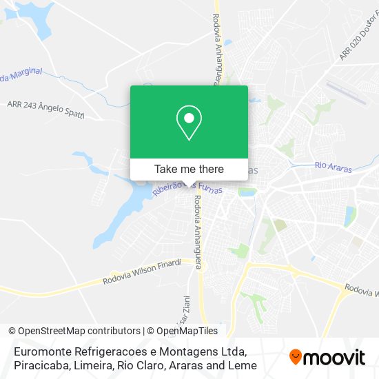 Euromonte Refrigeracoes e Montagens Ltda map