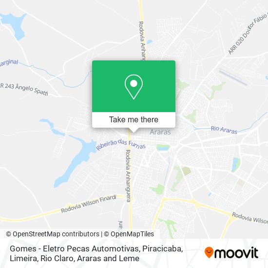 Gomes - Eletro Pecas Automotivas map