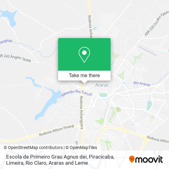 Escola de Primeiro Grau Agnus dei map