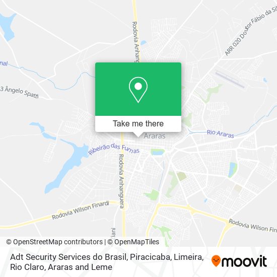 Adt Security Services do Brasil map