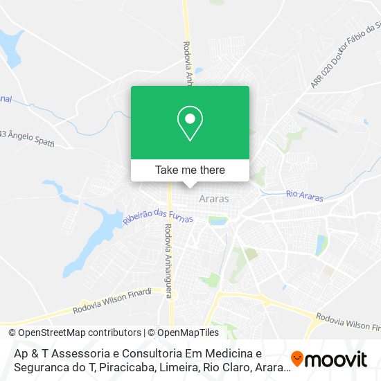 Mapa Ap & T Assessoria e Consultoria Em Medicina e Seguranca do T