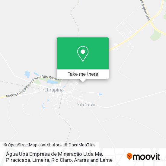 Água Ubá Empresa de Mineração Ltda Me map