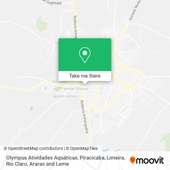 Olympus Atividades Aquáticas map