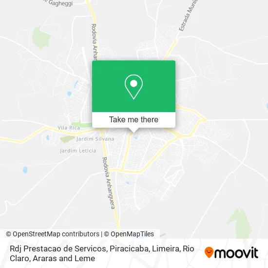 Rdj Prestacao de Servicos map