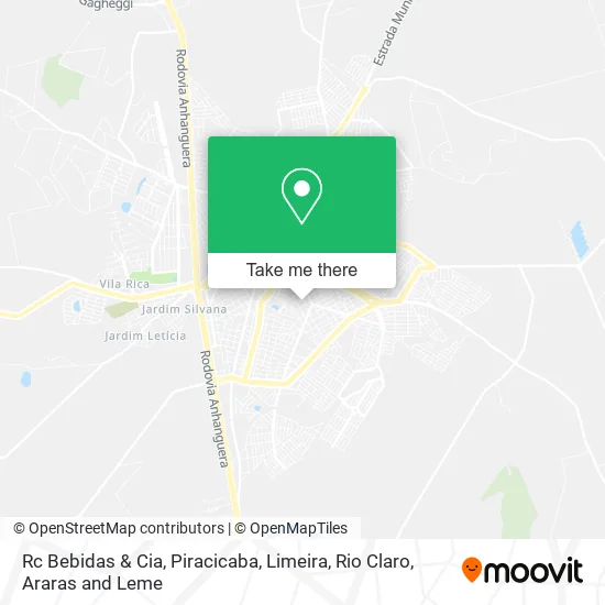 Rc Bebidas & Cia map
