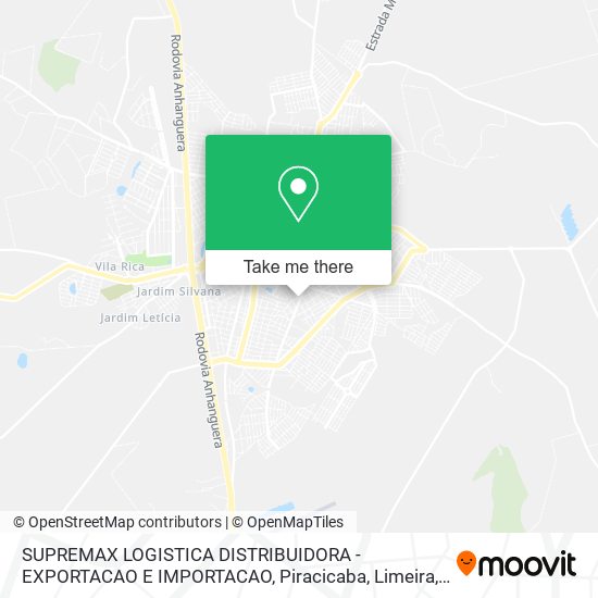 SUPREMAX LOGISTICA DISTRIBUIDORA - EXPORTACAO E IMPORTACAO map