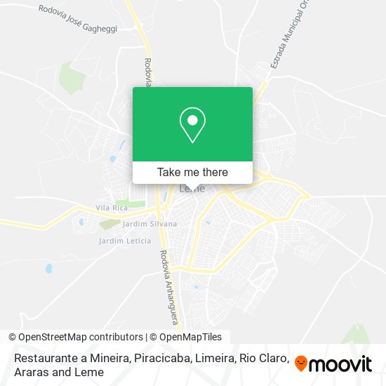 Restaurante a Mineira map