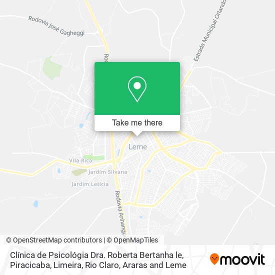 Clínica de Psicológia Dra. Roberta Bertanha le map