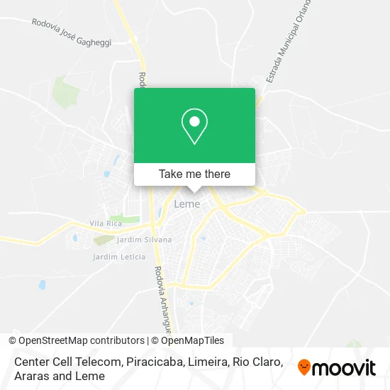 Center Cell Telecom map